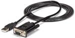 StarTech.com 1m USB Nullmodem RS232 Adapter Kabel - USB 2.0 auf Seriell DB9 mit...