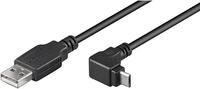goobay 95343 USB 2.0 Hi-Speed Kabel 90&deg;