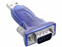 InLine 33304A USB zu Seriell Adapter, Stecker A an 9pol Sub D Stecker, mit USB