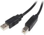 StarTech.com USB 2.0 A auf B Kabel (5m - St/St) Schwarz
