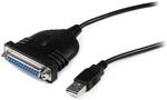 StarTech.com USB auf Parallel Adapter Kabel 1,8m - Centronics / DB25/ IEEE1284