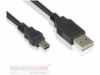 PremiumCord USB 2.0 High Speed Kabel M/M 0,5m, A Stecker auf A Stecker, USB