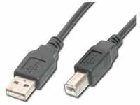 Digitus USB A – USB B m/m Kabel 0.5 m – USB (2.0, USB A, USB B)