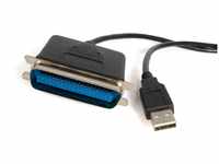 StarTech.com 1,9m USB auf Parallel Kabel - Centronics / IEEE1284 Druckerkabel/ Adpter