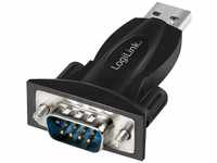 LogiLink AU0034 - USB 2.0-Adapter, USB-A (Stecker) zu DB9 (RS232 - Stecker),...