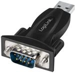 LogiLink AU0034 - USB 2.0-Adapter, USB-A (Stecker) zu DB9 (RS232 - Stecker), Activer