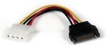 StarTech.com 15cm SATA auf LP4 Stromadapter - Bu/St