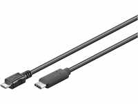 Goobay 67993 USB-C auf Micro USB B Handykabel / Micro USB 2.0 Type B Stecker /...