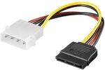 Wentronic Power-Adapter (4-polig Stecker auf S-ATA) schwarz