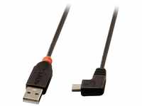 Lindy 31972 - USB 2.0 Kabel Typ A Stecker / Mini-B 90° gewinkelt - 2m