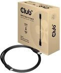 Club 3D CAC-1523 USB 3.1 Typ-C auf Typ-A Kabel Stecker/Stecker schwarz