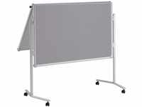 MAUL Professionelle Moderationstafel 150 x 120cm, Pinnfähige Textiloberfläche,