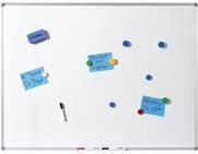 Dahle 96151 Basic Whiteboard (Beschreibbare Magnettafel in stabilem Alurahmen, 60 x