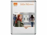 Nobo Premium Plus Plakatrahmen mit Klapprahmen, 500 x 700 mm, Wandbefestigung...