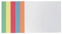FRANKEN selbstklebende Moderationskarten Rechteck, 200 x 149 mm, sortiert, 300
