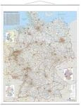 FRANKEN Kartentafel Deutschland, 1:800000, beschreibbar, trocken abwischbar, mit