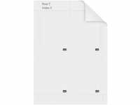 Nobo 2403002 Kartentafel-Zubehör T-Karten, Größe 3, 20 Stück, weiß
