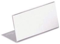 Durable Tischnamensschild L-Aufsteller (aus Acryl, 52 x 100 mm) 10 St&uuml;ck,