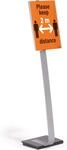 Durable Pr&auml;sentationsst&auml;nder Info Sign Stand A3, f&uuml;r Hoch- und Querformat, 481323