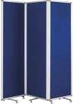 magnetoplan | 3-Paneel Raumteiler Faltwand mit Rollen 1800 x 1810 x 370 mm |...