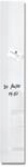 SIGEL GL101 kleines Glas-Magnetboard 12 x 78 cm super-wei&szlig; / Premium...