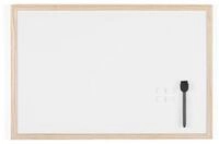 Bi-Office Budget Whiteboard mit Holzrahmen, magnetisch, 5 Gr&ouml;&szlig;en w&auml;hlbar, 60...