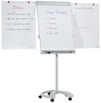 FRANKEN Flipchart, Beschreibbar, Magnetisch, Mobil, Mit Rollen und 2 Seitenarmen,