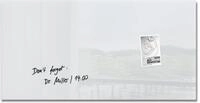 SIGEL GL146 Premium Glas-Whiteboard 91x46 cm super-wei&szlig; hochgl&auml;nzend, SGS...