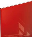 SIGEL Premium Glas-Whiteboard 130x55 cm rot hochgl&auml;nzend