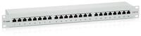 Equip Patchpanel 24x RJ45 Cat6 19" 1HE grau