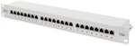 DIGITUS Patchpanel - 19-Zoll - Cat-5e - 24-Port RJ45 - Geschirmt - LSA...