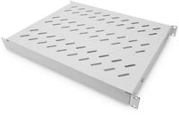 DIGITUS Fachboden zum Festeinbau &ndash; Variable Tiefe &ndash; 19-Zoll 1HE &ndash; Grau