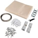 Floracord 04-77-03-18P Universal Sonnensegel und Bausatz 270 x 140 cm inklusive...