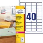 AVERY Zweckform L4770-25 Adressetiketten/Adressaufkleber (1.000 Etiketten,