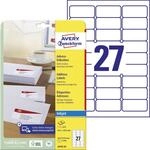 AVERY Zweckform J4792-25 Adressetiketten/Adressaufkleber (675 Etiketten, 63,5x29,6mm