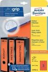 AVERY Zweckform L4752-20 Ordnerr&uuml;cken Etiketten (60 R&uuml;ckenschilder mit ultragrip,