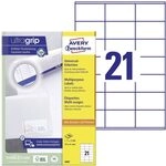AVERY Zweckform 3481 Adressaufkleber (2.100 Klebeetiketten, 70x41mm auf A4, Papier