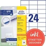 AVERY Zweckform 3490 Adressaufkleber (600 plus 120 Klebeetiketten extra, 70x36mm auf