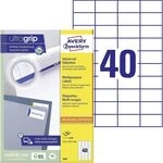 AVERY Zweckform 3651 Universal Etiketten (4.000 Klebeetiketten, 52,5x29,7mm auf A4,
