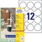 AVERY Zweckform L3416-100 runde Etiketten (zum Bedrucken, selbstklebend, &Oslash; 60 mm,