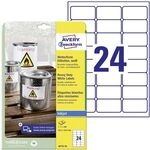 AVERY Zweckform J4773-10 Wetterfeste Folienetiketten (63,5x33,9 mm auf DIN A4,