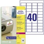 AVERY Zweckform L6140-20 Kraftkleber Etiketten (800 Aufkleber, 45,7x25,4mm auf A4,
