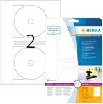 HERMA 8624 CD DVD Etiketten inkl. Zentrierhilfe blickdicht, 10 Blatt, &Oslash; 116 mm...