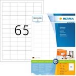HERMA 4606 Universal Etiketten, 200 Blatt, 38,1 x 21,2 mm, 65 pro A4 Bogen, 13000