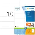HERMA 4629 Universal Etiketten, 200 Blatt, 105 x 50,8 mm, 10 pro A4 Bogen, 2000