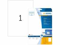 HERMA 4824 Universal Etiketten für Inkjet Drucker, 25 Blatt, 210 x 297 mm, 1...