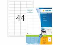 HERMA 4272 Universal Etiketten, 100 Blatt, 48,3 x 25,4 mm, 44 pro A4 Bogen, 4400