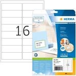 HERMA 5075 Adressetiketten, 25 Blatt, 99,1 x 33,8 mm, 16 pro A4 Bogen, 400...