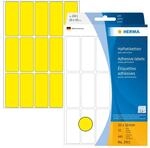 HERMA 2411 Vielzweck-Etiketten, 480 St&uuml;ck, 20 x 50 mm, 15 pro Bogen, selbstklebend,