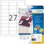 HERMA 4233 Sicherheitsetiketten gegen Manipulation, 25 Blatt, 63,5 x 29,6 mm,...
